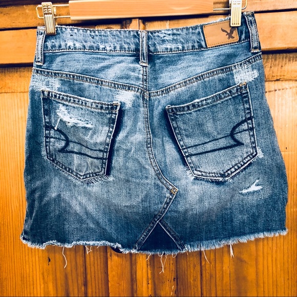 🌿AMERICAN EAGLE DENIM MINI SKIRT🌿 - Picture 4 of 5